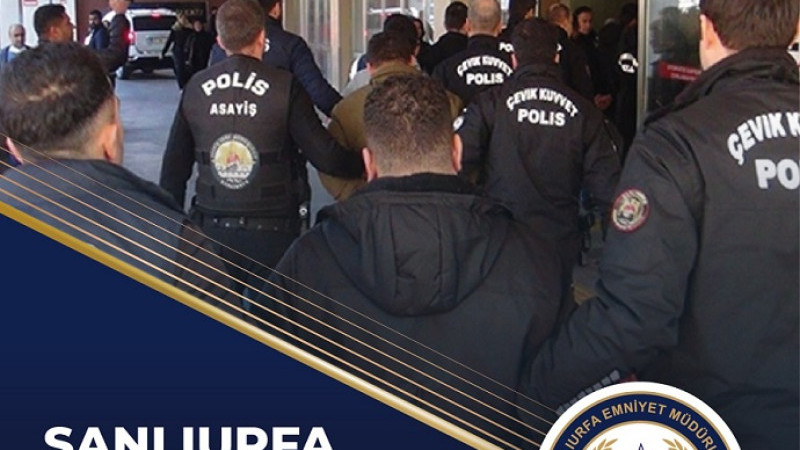 Şanlıurfa'da Haklarında Aranma Kaydı Bulunan 18 Şahıs Yakalandı