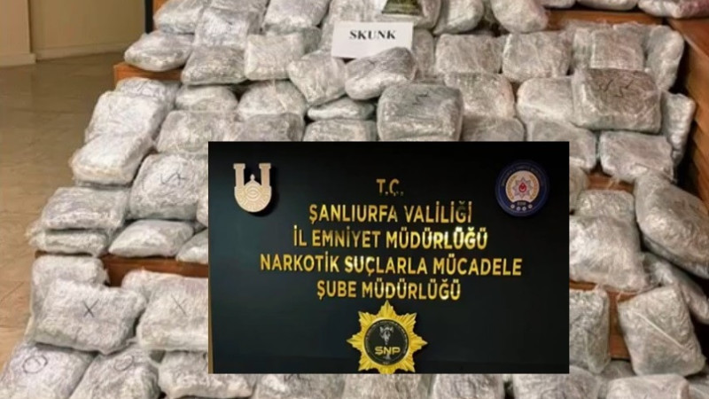 Şanlıurfa'da 85 Kilo 750 Gram Uyuşturucu Madde Ele Geçirildi