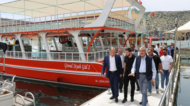 Şanlıurfa Büyükşehir Halfeti'de Tekne Denetimi Yaptı