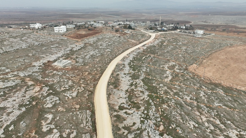 Büyükşehir Bozova Kırsalında Yol Çalışmalarını Sürdürüyor