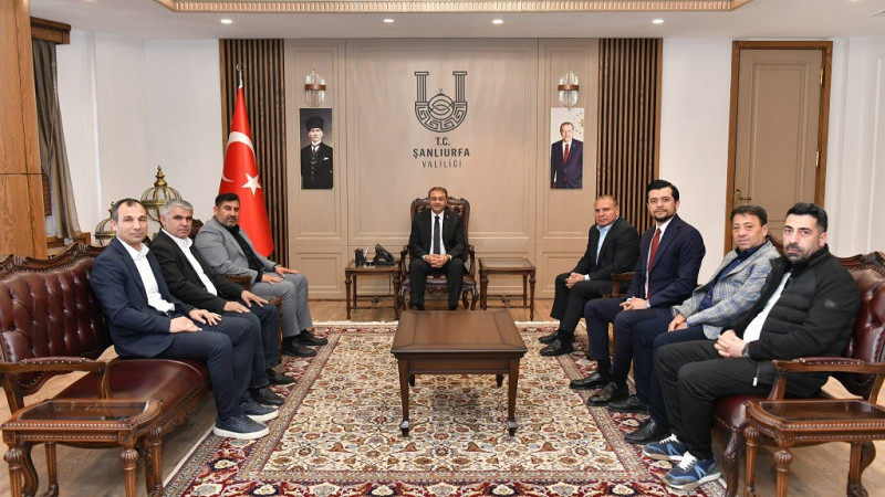 Şanlıurfaspor Yönetiminden Vali Şıldak’a Ziyaret