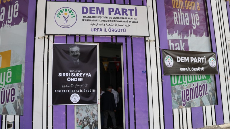 DEM Parti Şanlıurfa İl Örgütünden Teşekkür Mesajı