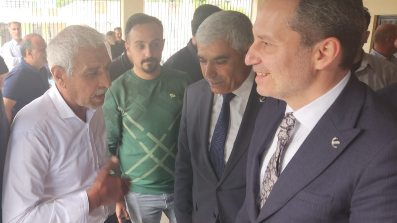 Fatih Erbakan’dan Şanlıurfa’da Yavuz Ailesine Taziye Ziyareti