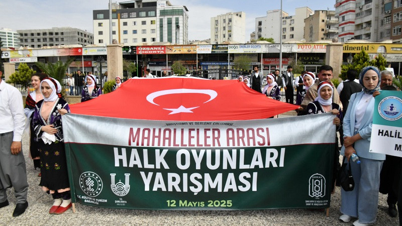 Şanlıurfa'da Mahalleler Arası Halk Oyunları Yarışması Başladı