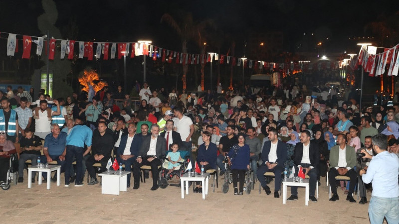 Eyyübiye Millet Bahçesi’nde Muhteşem Gece