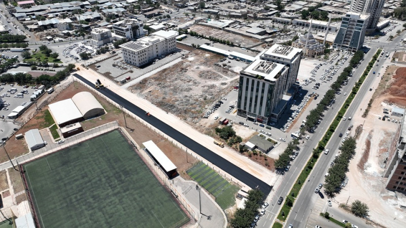 Şanlıurfa Büyükşehir Belediyesi Haliliye'de Yeni Bulvar Yapıyor