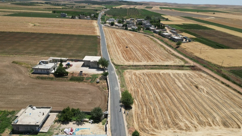Şanlıurfa Büyükşehir Belediyesi Kırsal Yolları Yeniliyor