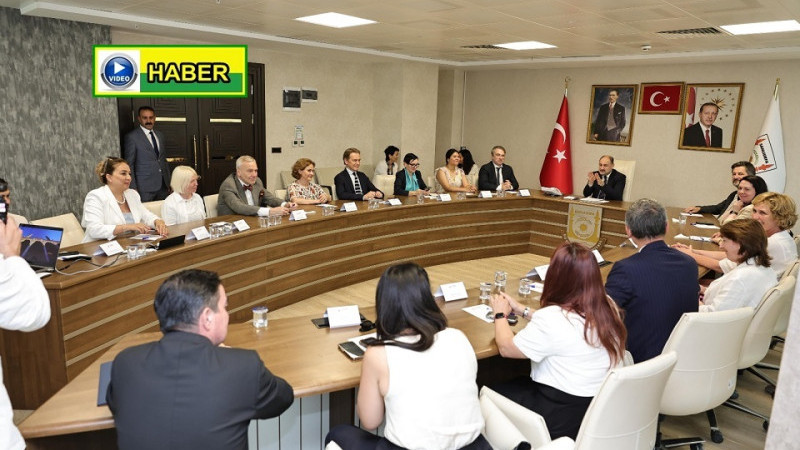 AB Büyükelçileri Heyetinden Başkan Gülpınar’a Ziyaret Etti