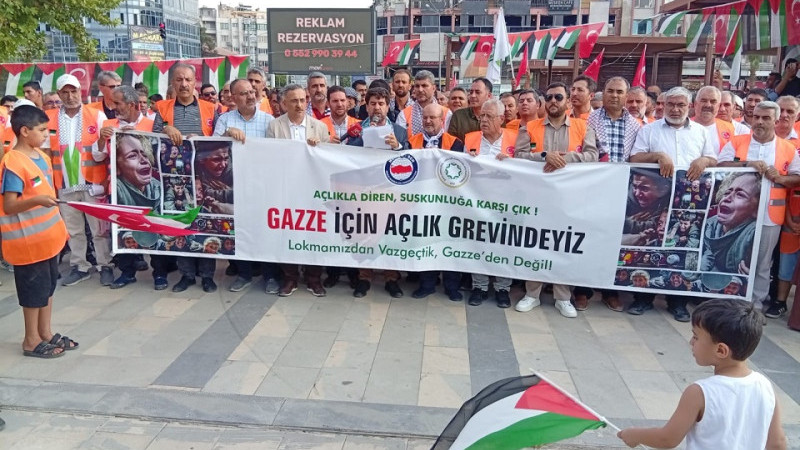 Şanlıurfa’da İsrail’e Tepki: STK’lardan 2 Günlük Açlık Grevi