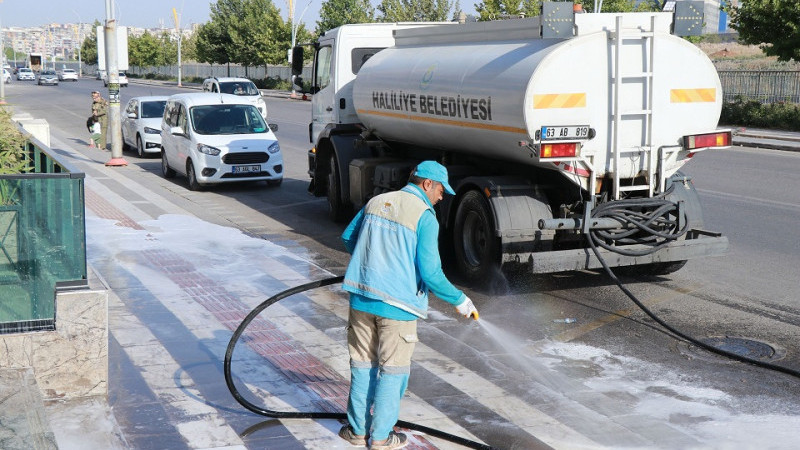 Haliliye'de Periyodik Temizlik Faaliyetleri Devam Ediyor