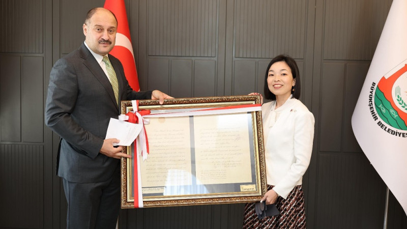 Başkan Gülpınar Japonya Altes Prensesi Akiko Mikasa’yı Ağırladı