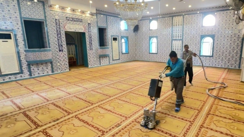 Eyyübiye’de Periyodik Cami Temizlikleri Devam Ediyor