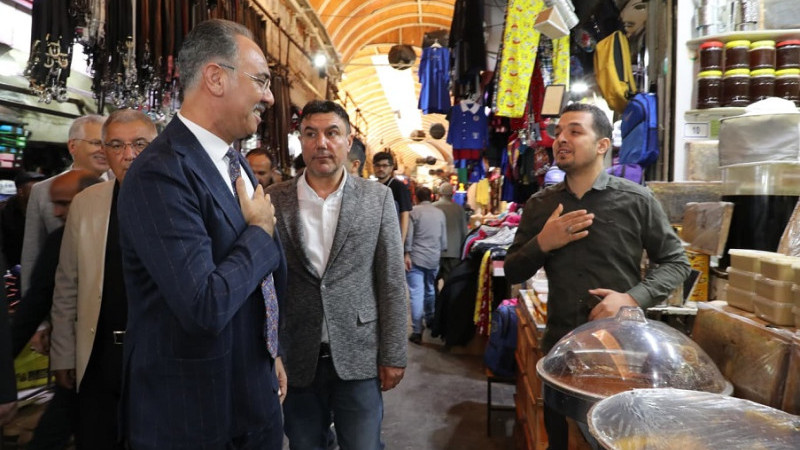 Başkan Mehmet Kuş, Mesaisine Esnaf Ziyaretleriyle Başladı