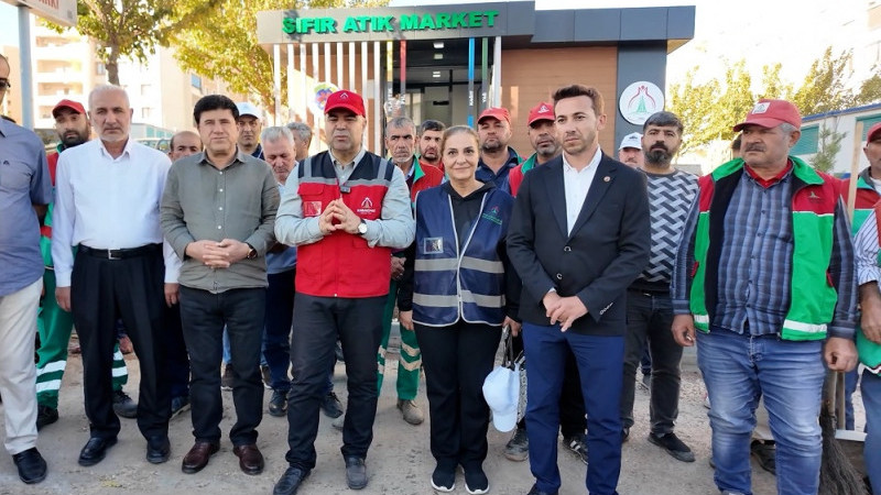 Karaköprü'de ‘Sıfır Atık Market’ Projesi Hayata Geçirildi 