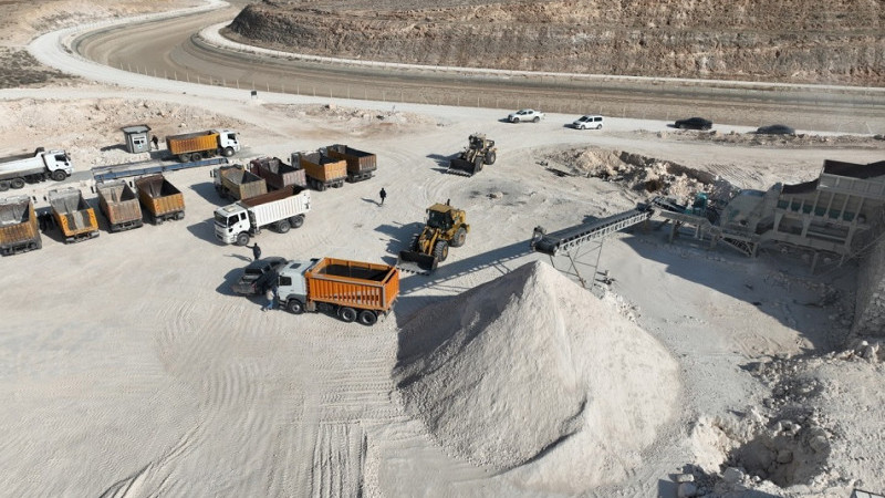 Eyyübiye Kırsalında Yol Yapımı Devam Ediyor