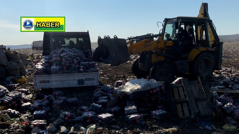 Eyyübiye'de 8 Bin Şişe Bozuk Kola Ele Geçirdi, Zabıta Bozuk Kolaları İmha Etti
