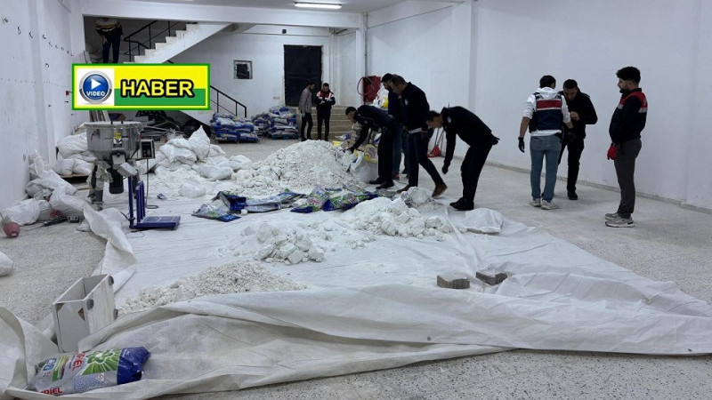 Eyyübiye'de Sahte Deterjan Dolum Depolarına Baskın