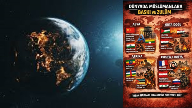 Dünya'da Müslümanlara Baskı ve Zulümler Sürüyor