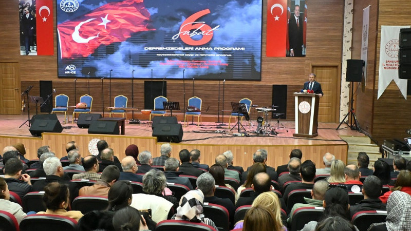 Asrın Felaketinin Yıl Dönümünde Deprem Şehitleri Şanlıurfa'da Anıldı