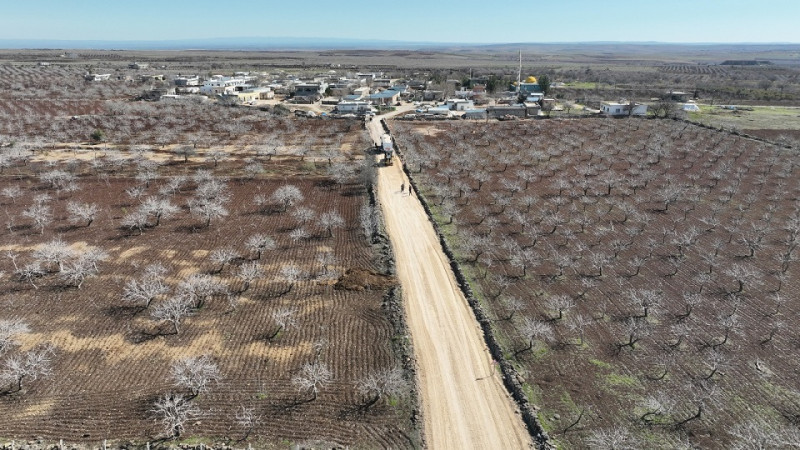 Büyükşehir Belediyesi Karaköprü İlçesinde 11 Kilometrelik Yol Çalışması Başlattı
