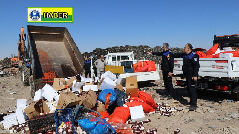 Haliliye'de 5 Ton Bozuk Ürün Ele Geçirildi