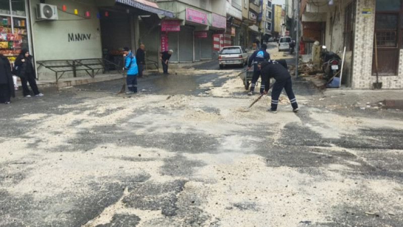 Eyyübiye'de Selin İzleri Temizleniyor