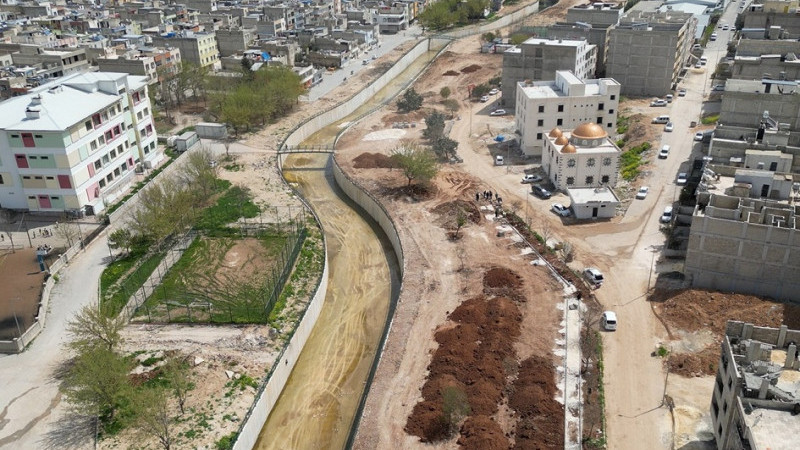 Şanlıurfa’da Selden Zarar Gören Parklar Yeniden Yapılıyor