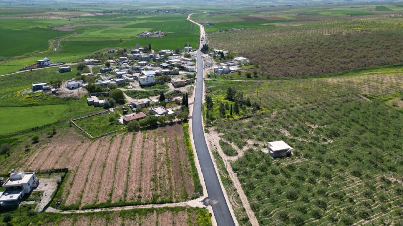Büyükşehir Belediyesi 14 K ilometrelik Grup Yolunda Çalışmalarını Sürdürüyor