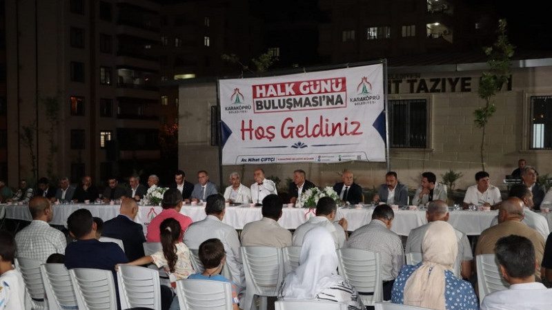 Karaköprü'de Halk Buluşmaları Devam Ediyor