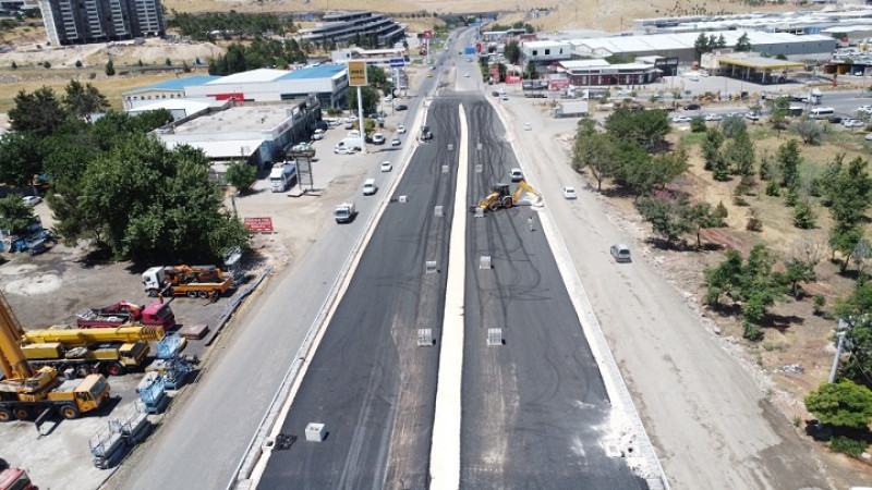  Evren Sanayi Sitesi Katlı Köprülü Kavşak Projesi'nde Çalışmalar Devam Ediyor