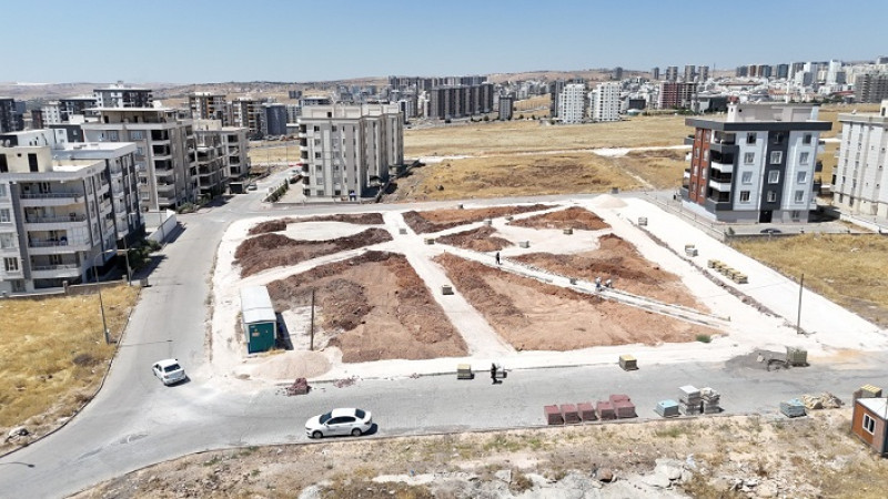 Karaköprü  Batıkent Mahallesi'nde İki Yeni Park Yapılıyor