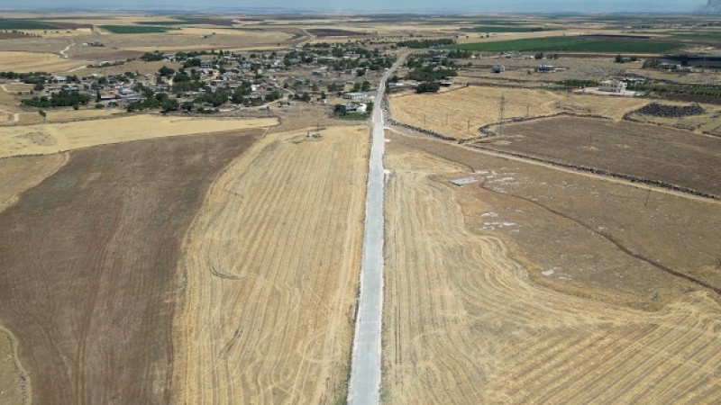 Şanlıurfa'da 3 İlçeyi Biri Birine Bağlayan Yol Çalışmaları Tamamlandı