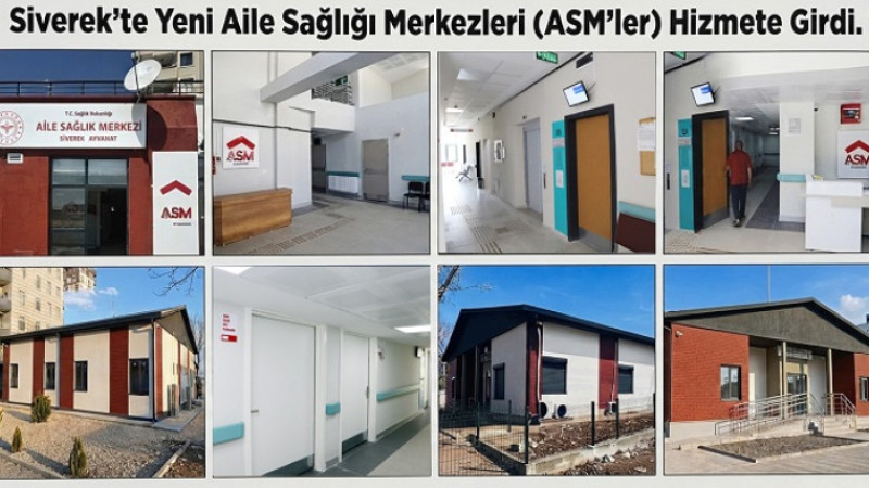 Siverek’te 3 Yeni Aile Sağlığı Merkezi Hizmete Girdi
