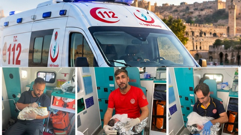 Şanlıurfa’da Ambulanslarda İki Doğum Gerçekleşti
