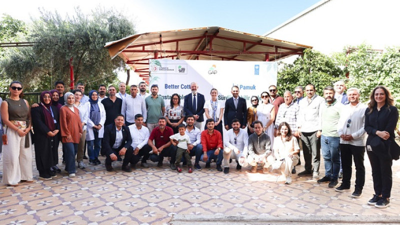 Şanlıurfa'da Daha Az Su, Daha Az Gübre Kullanarak İklim Dostu Pamuk Üretimi