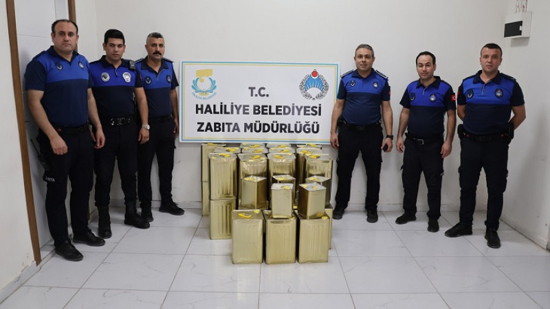 Haliliye’deki Denetimde 875 Kilogram Sade Yağa El Konuldu
