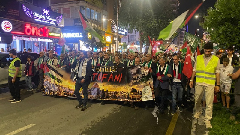 Şanlıurfa'dan 7 Ekim Aksa Tufanı’nın Yıl Dönümünde Filistin'e Destek