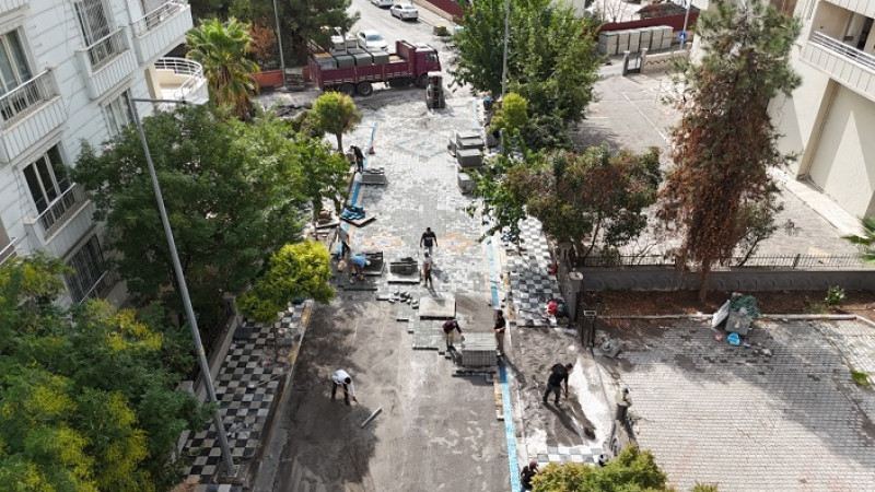 Karaköprü Akbayır Mahallesi’nde Prestij Sokak Çalışmaları Devam Ediyor