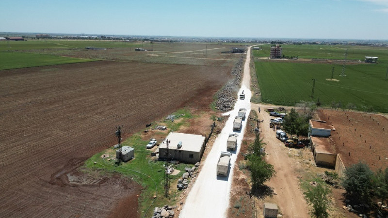 Büyükşehir Belediyesi Viranşehir  Mesire Alanı'na Yol Çalışması Yapıyor