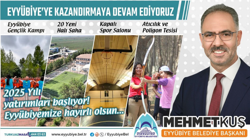 Eyyübiye’de Gençlik Yatırımlar Yapıldı
