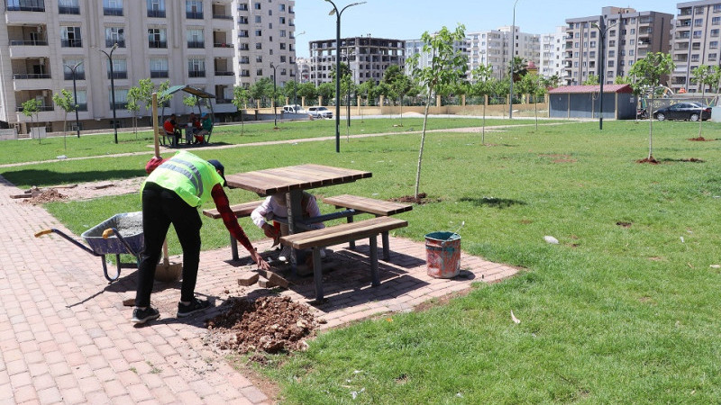 Haliliye'deki Parklarda Tasarruf Sağlanıyor