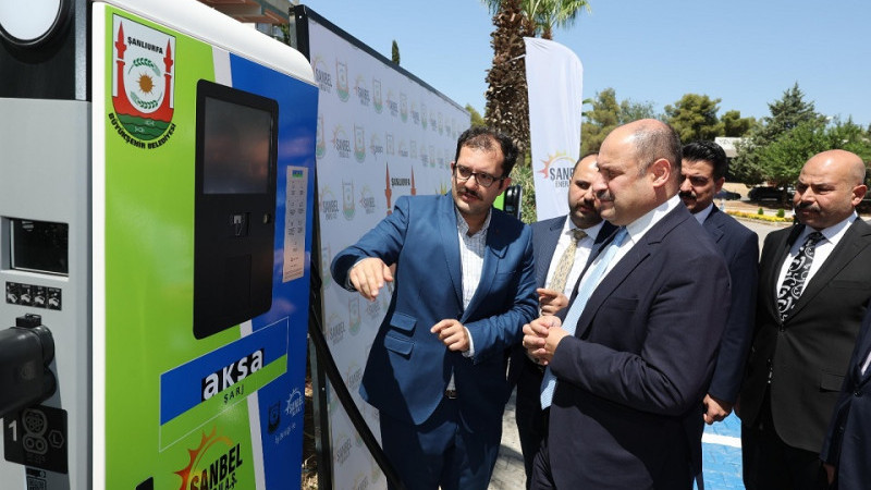 Şanlıurfa Büyükşehir Belediyesi 6 Adet Elektrikli Araç Şarj İstasyonu Kurdu