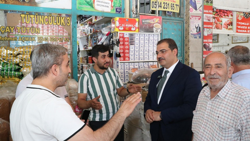 Başkan Mehmet Canpolat, Esnaf ve Vatandaşları Ziyaret Etti 