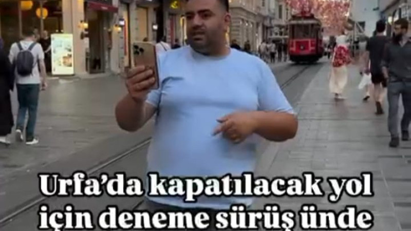 Şanlıurfalı Fenomenden Divanyolu Tramvay Göndermesi