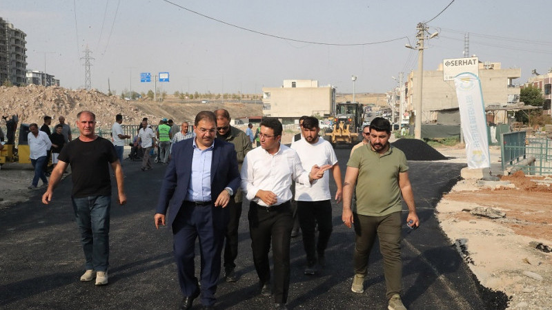 Başkan Canpolat, Ahmet Yesevi Mahallesi’nde Çalışmaları İnceledi