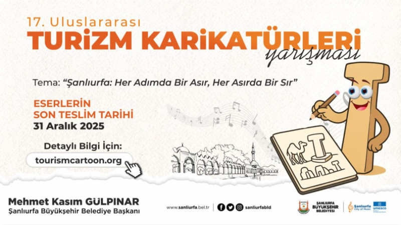 17. Uluslararası Turizm Karikatürleri Yarışması İçin Başvurular Başladı