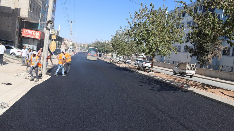 Şanlıurfa Büyükşehir Belediyesi Yenice Mahallesinde Asfalt Serimini Tamamladı