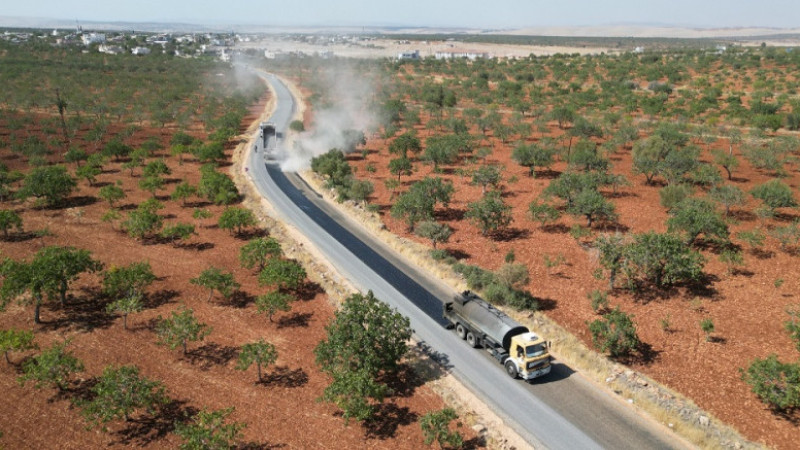  Şanlıurfa Büyükşehir Belediyesi Halfeti’de Kırsal Yolları Yeniliyor