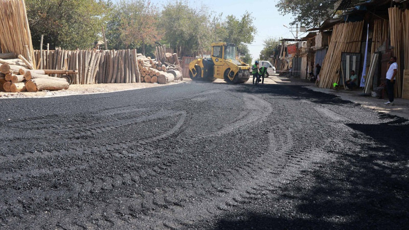 Oduncular Pazarı'nda Asfalt Serim ve Yol Yenileme Çalışmaları Başlatıldı