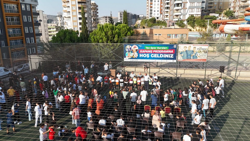 Karaköprü'de Çocuklar Yaz Tatilini Spor Kurslarında Değerlendirdi